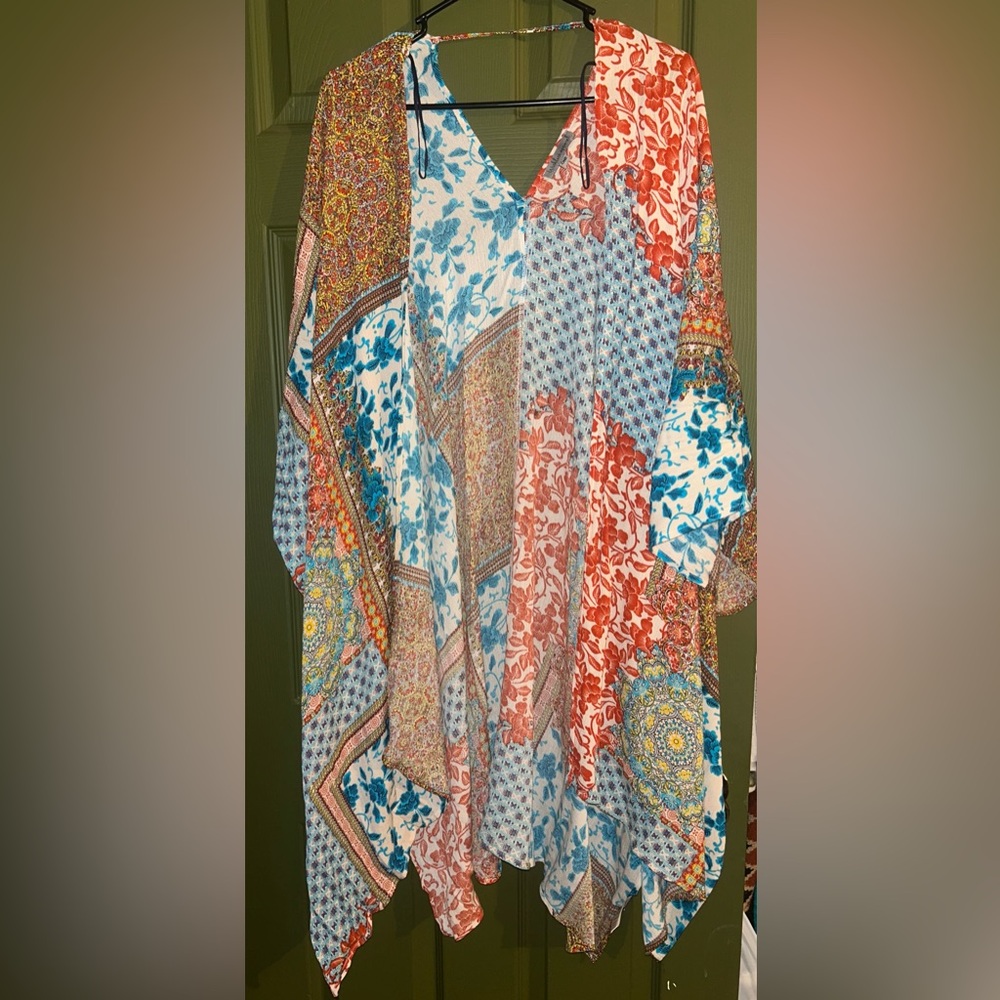 Bohemian style kimono